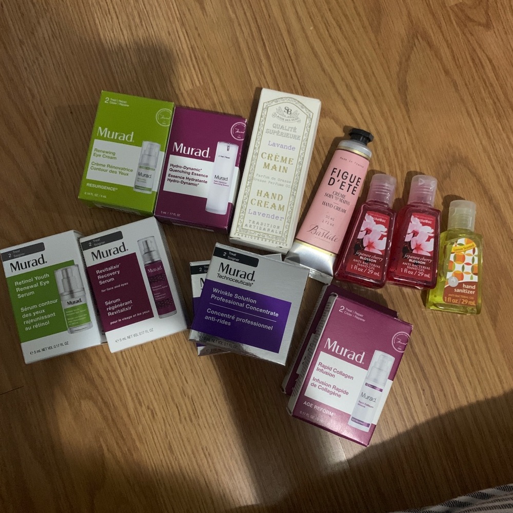 MURAD SKINCARE TRAVEL SIZE and other items